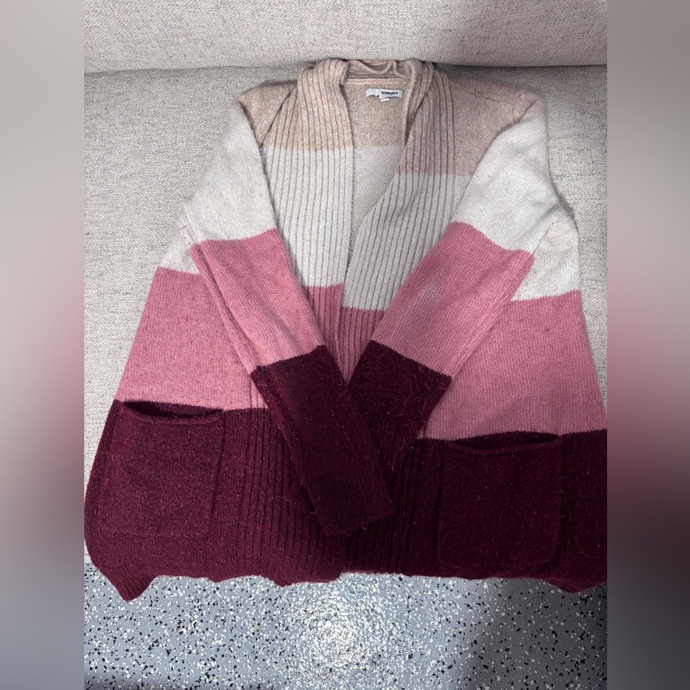 Sonoma Multicolor Striped Cardigan